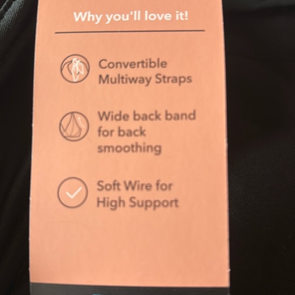 NWT SHAPERMINT Black Halter Underwire Swim Top, Size: XL - Picture 8 of 9